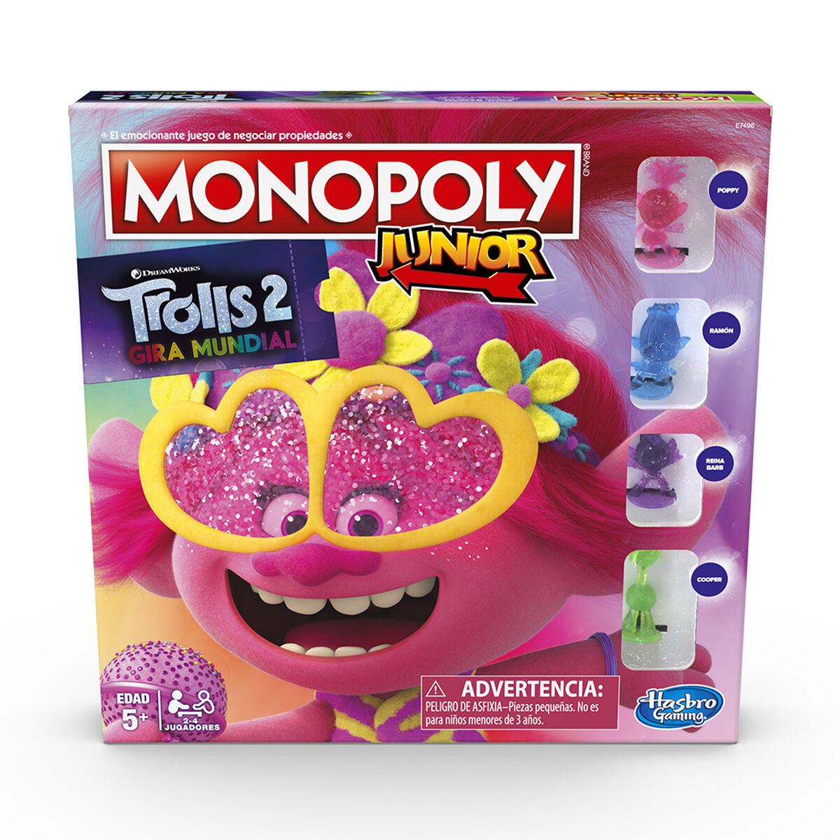 Monopoly Jr. Trolls (Movie 2020)