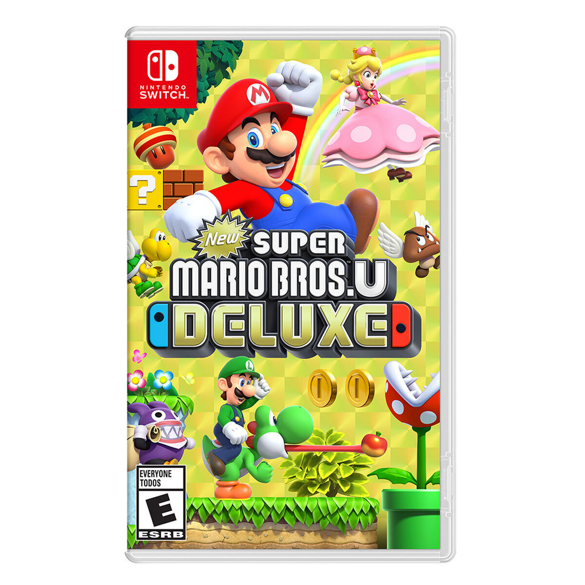 Combo Consola Nintendo Switch Neón + Juego Nintendo Switch Mario Bros Deluxe