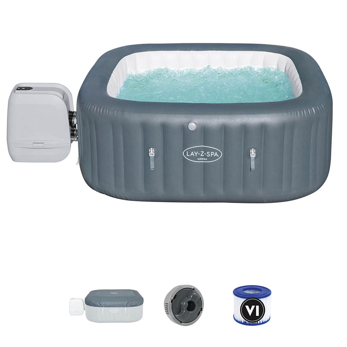 Spa Inflable Hawaii Hydrojet Pro Lay-z Bestway 6 Personas