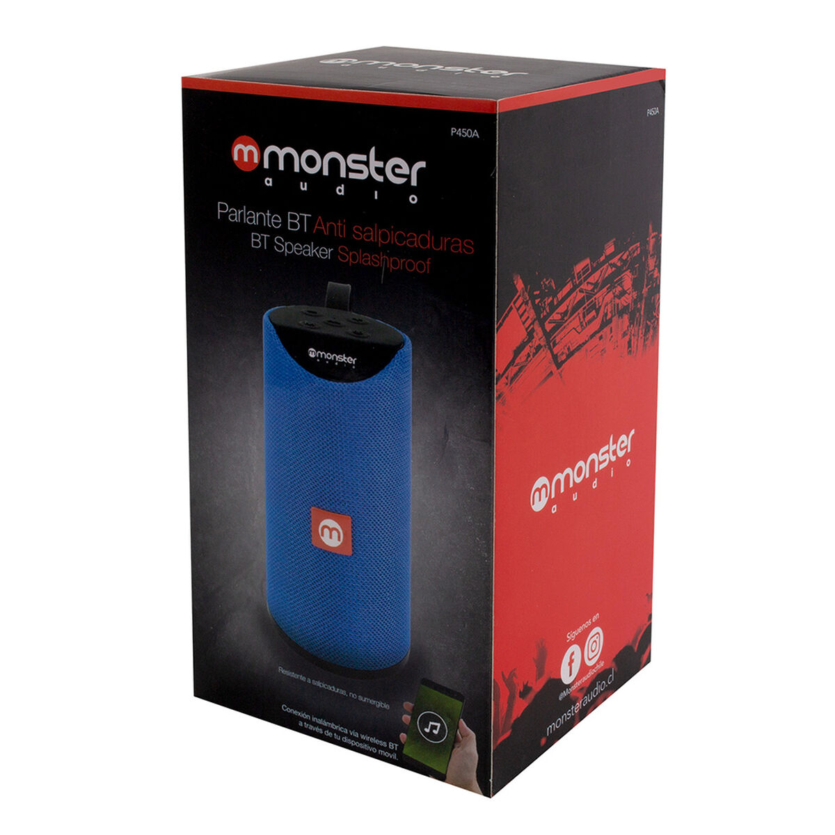Parlante Bluetooth Monster P450 Azul