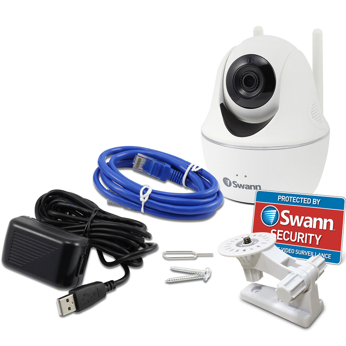 Cámara de Seguridad Pan & Tilt Swann Wi-fi Full HD