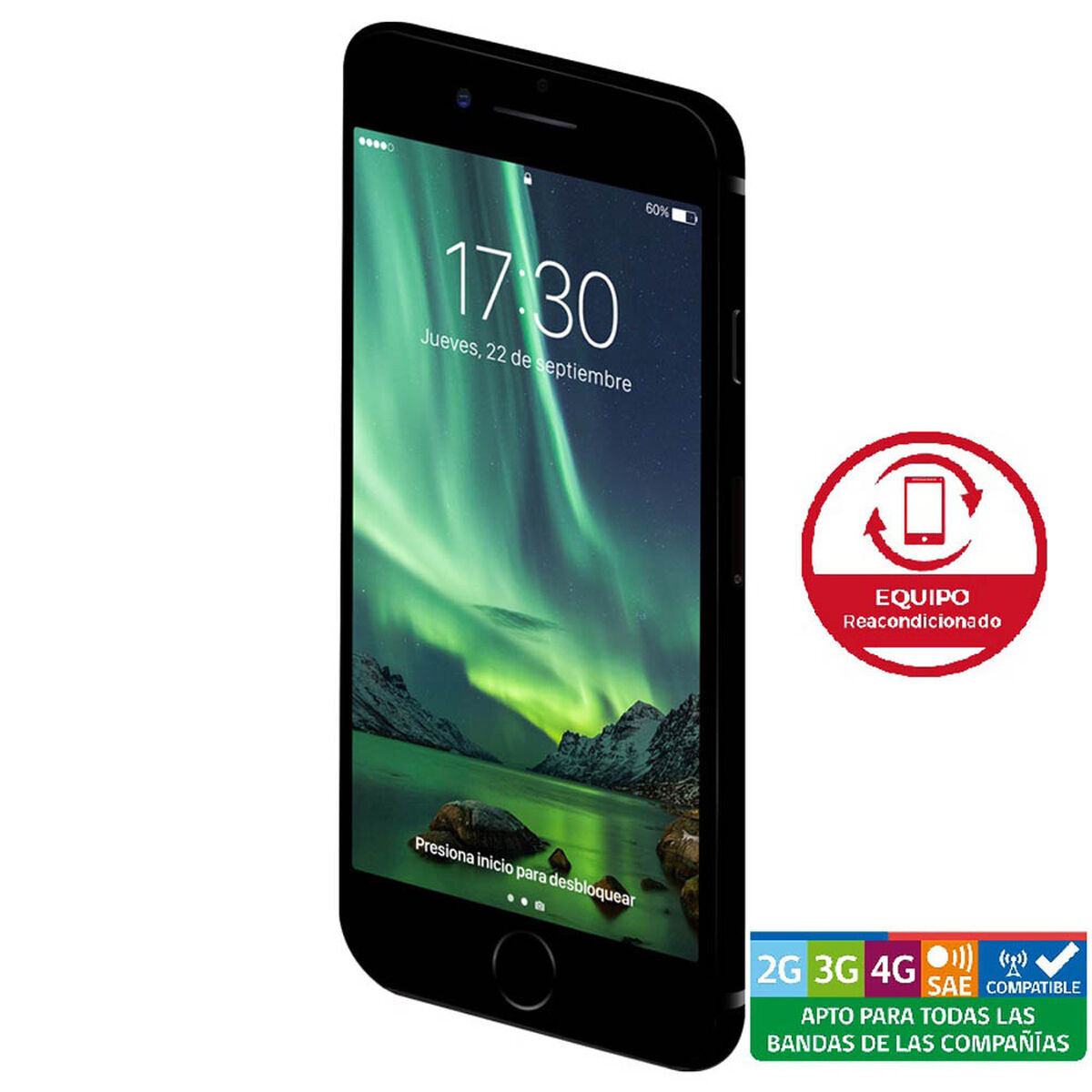 Celular Apple Iphone 7 32GB 4.7" Reacondicionado Negro Liberado