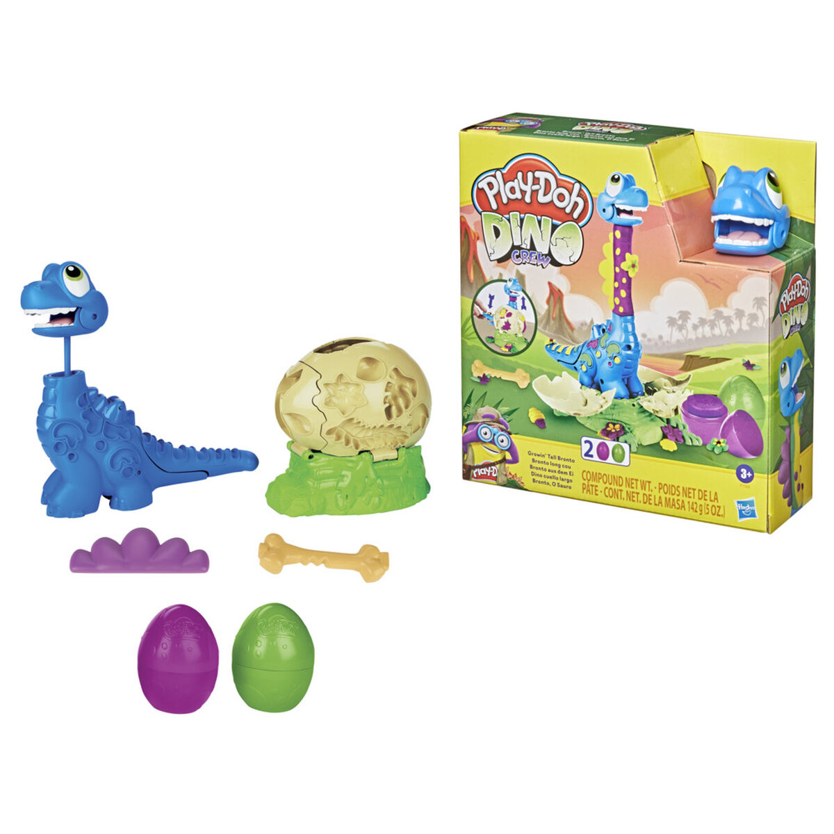 Masas y Plastilinas Dino Crew Dino Cuello Largo Play-Doh