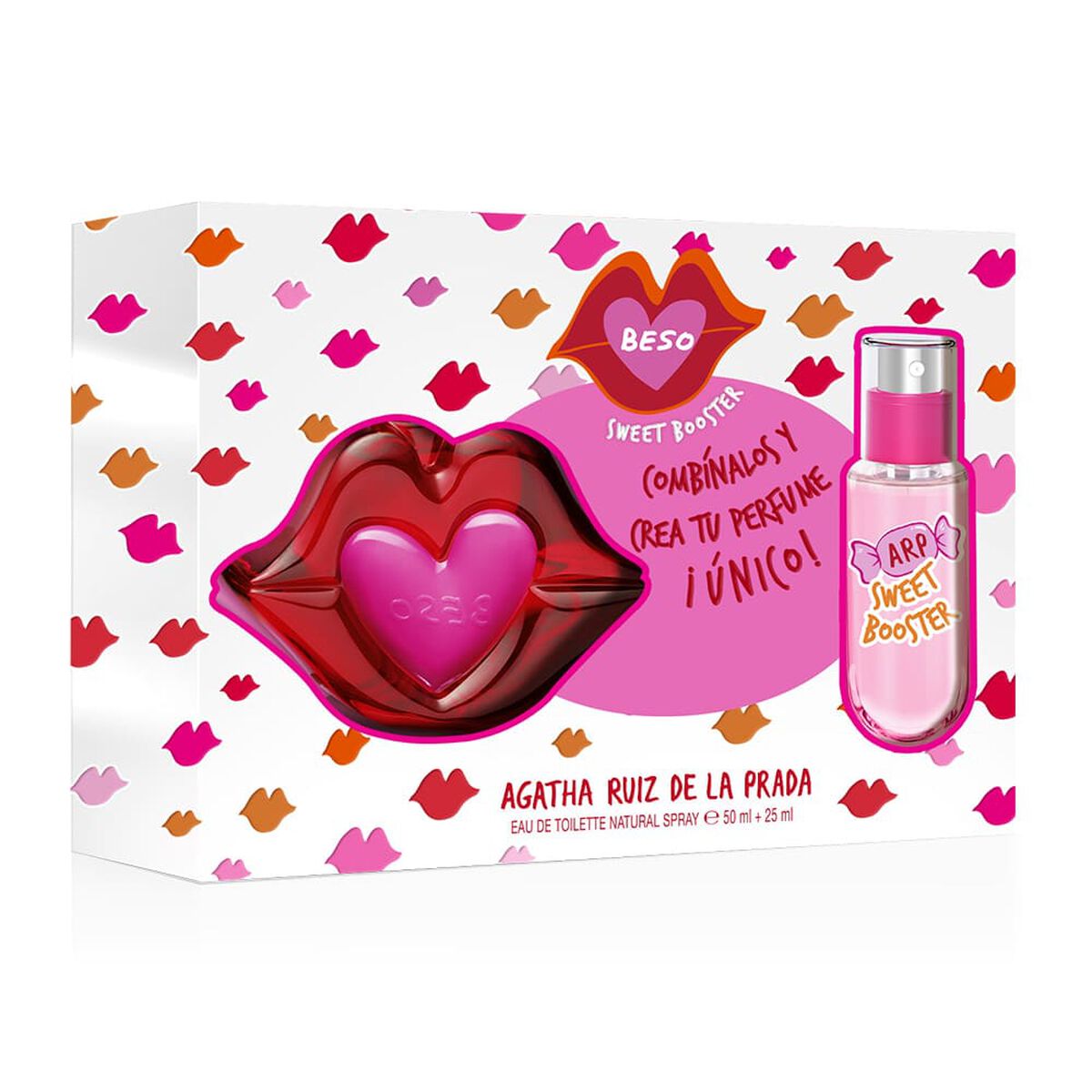 Perfume Agatha De La Ruiz Prada Beso EDT 50 ml + Booster 25 ml | Ofertas en  