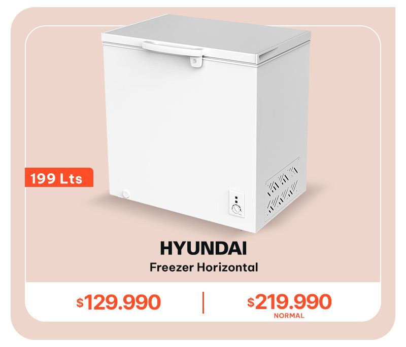 Freezer Horizontal Hyundai MF-201 199 lts.