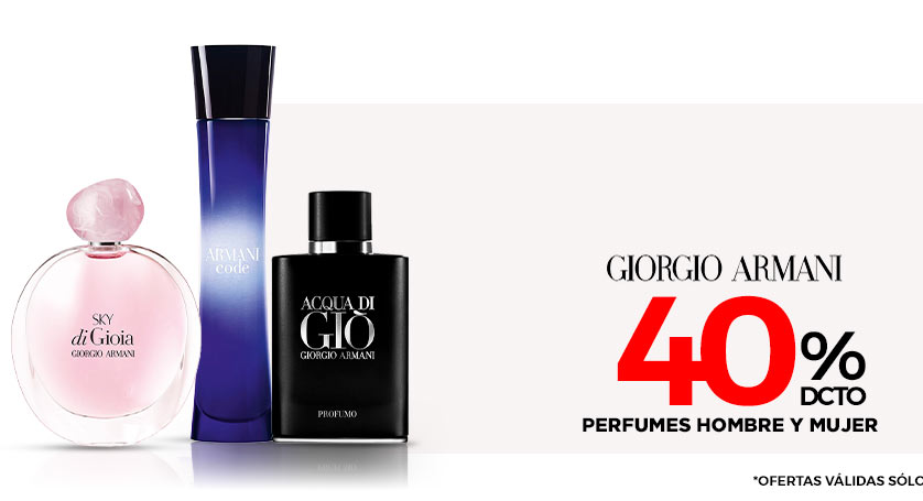 Todo Perfumes Giogio Armani  40% dcto