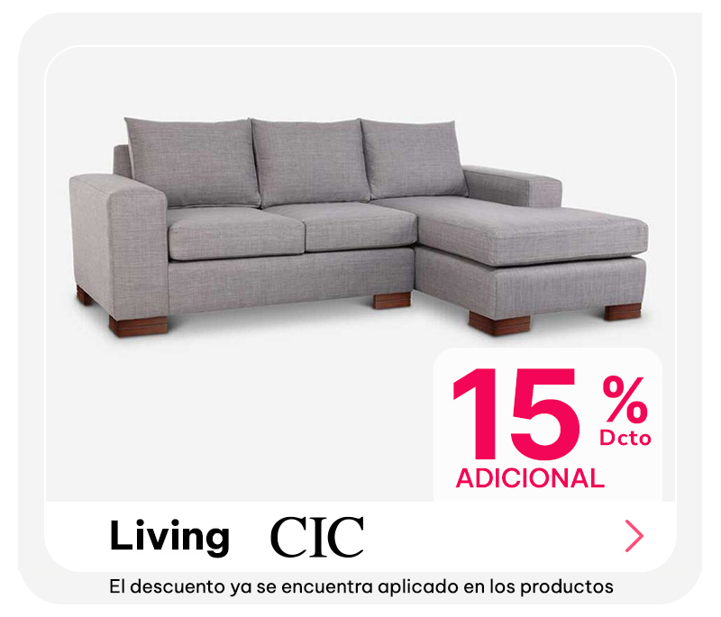 15% adicional Living CIC