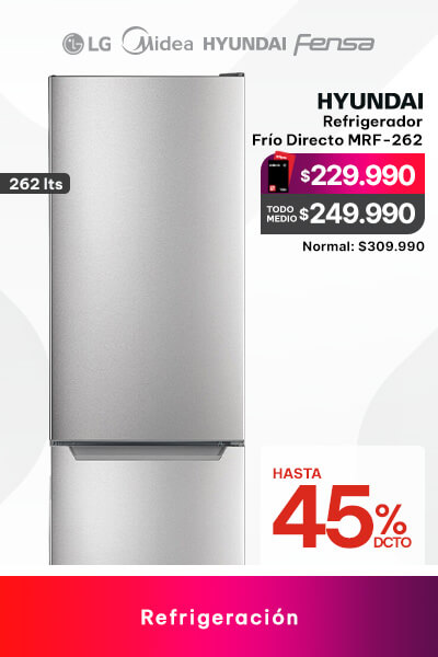 Refrigedor hasta 45% de descuento