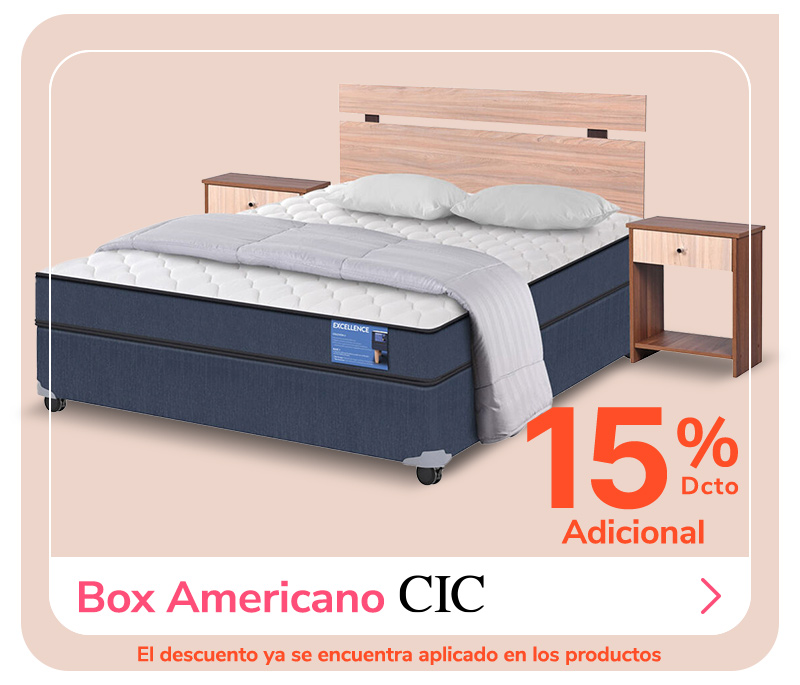 15% adicional Box Americano CIC