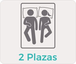 2 plazas